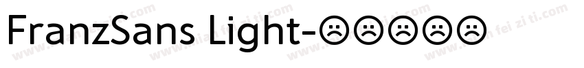 FranzSans Light字体转换